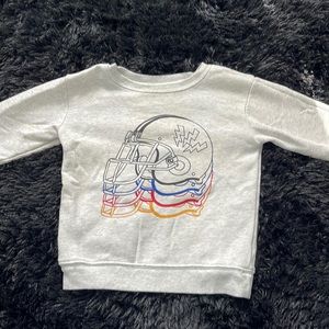 Tan football sweater